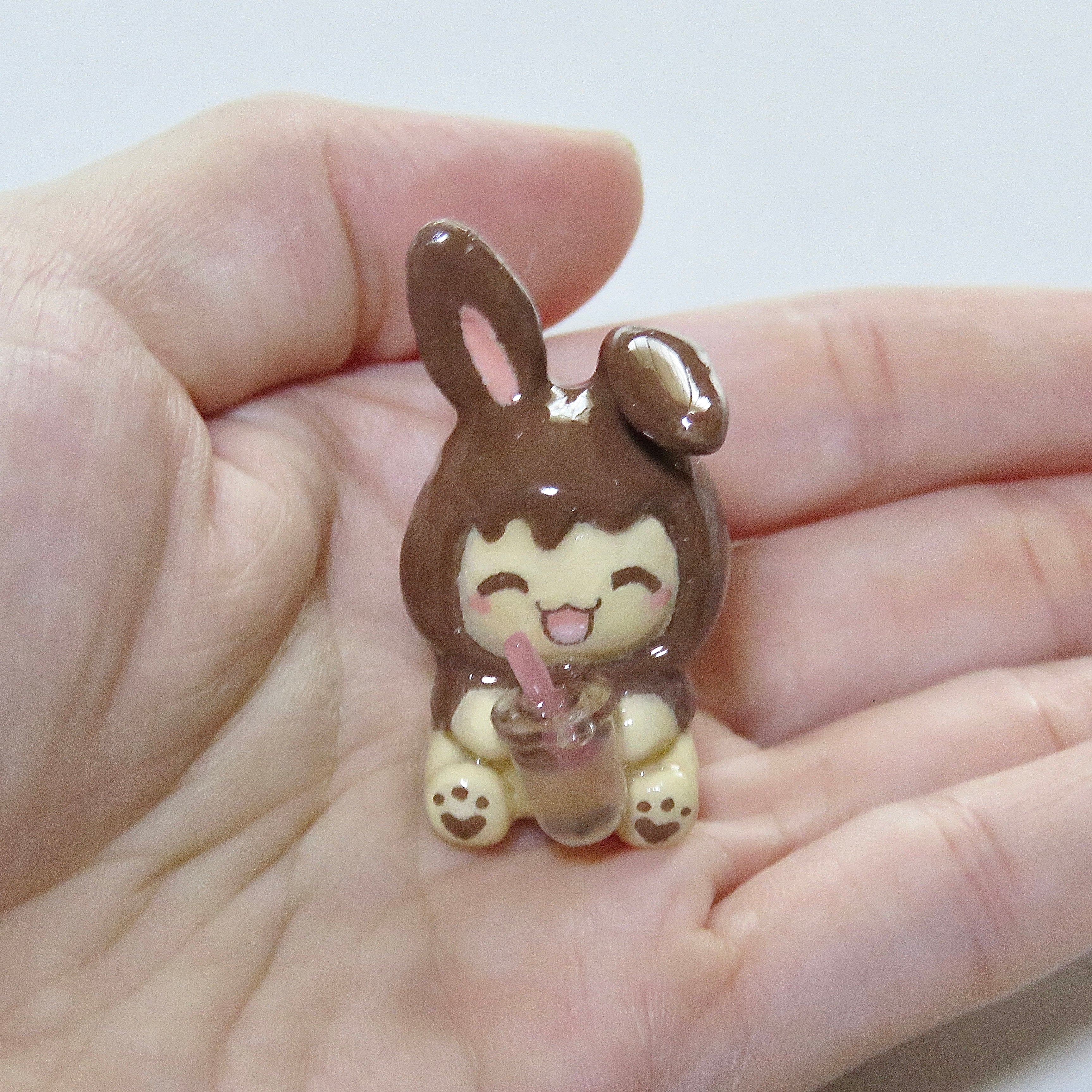 Momobun and Cocobun Sakura Chair Spinner/Desk Friend (Made-to-Order)