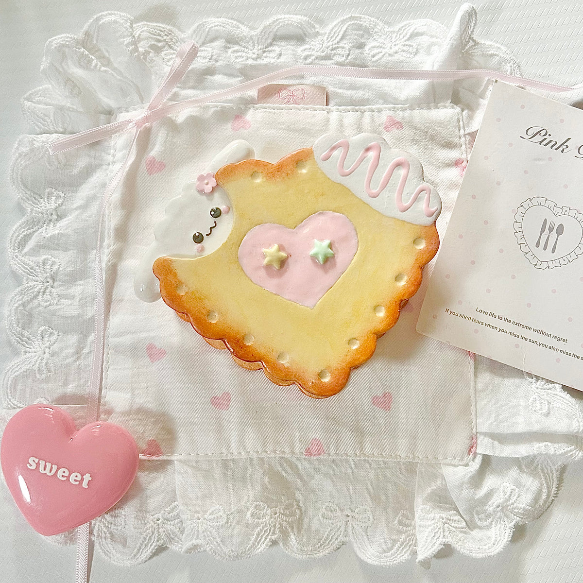 Sheepybunnie Cookie Heart Trinket Box
