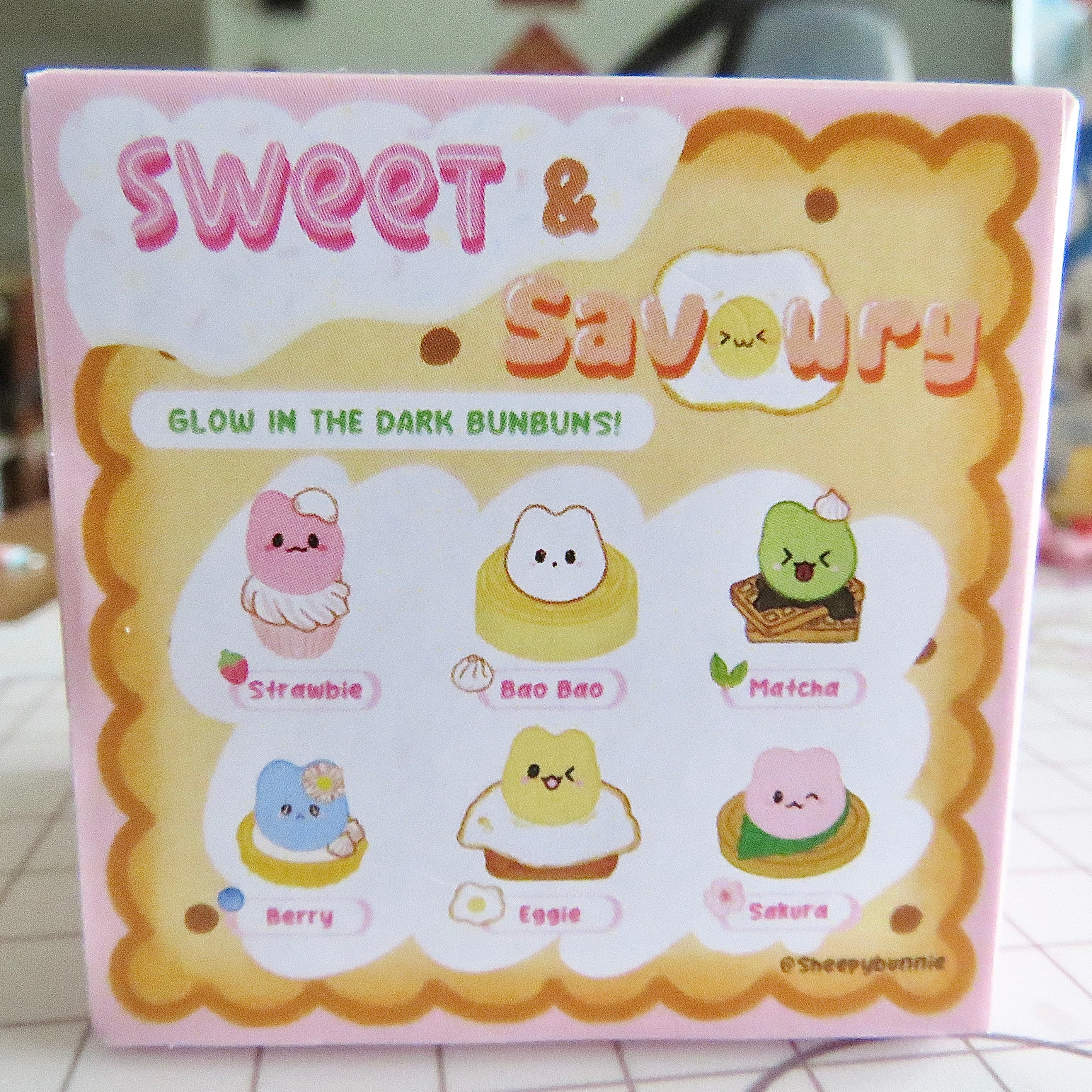 Sweet and Savoury Glow in the Dark Bunbuns Blind Box