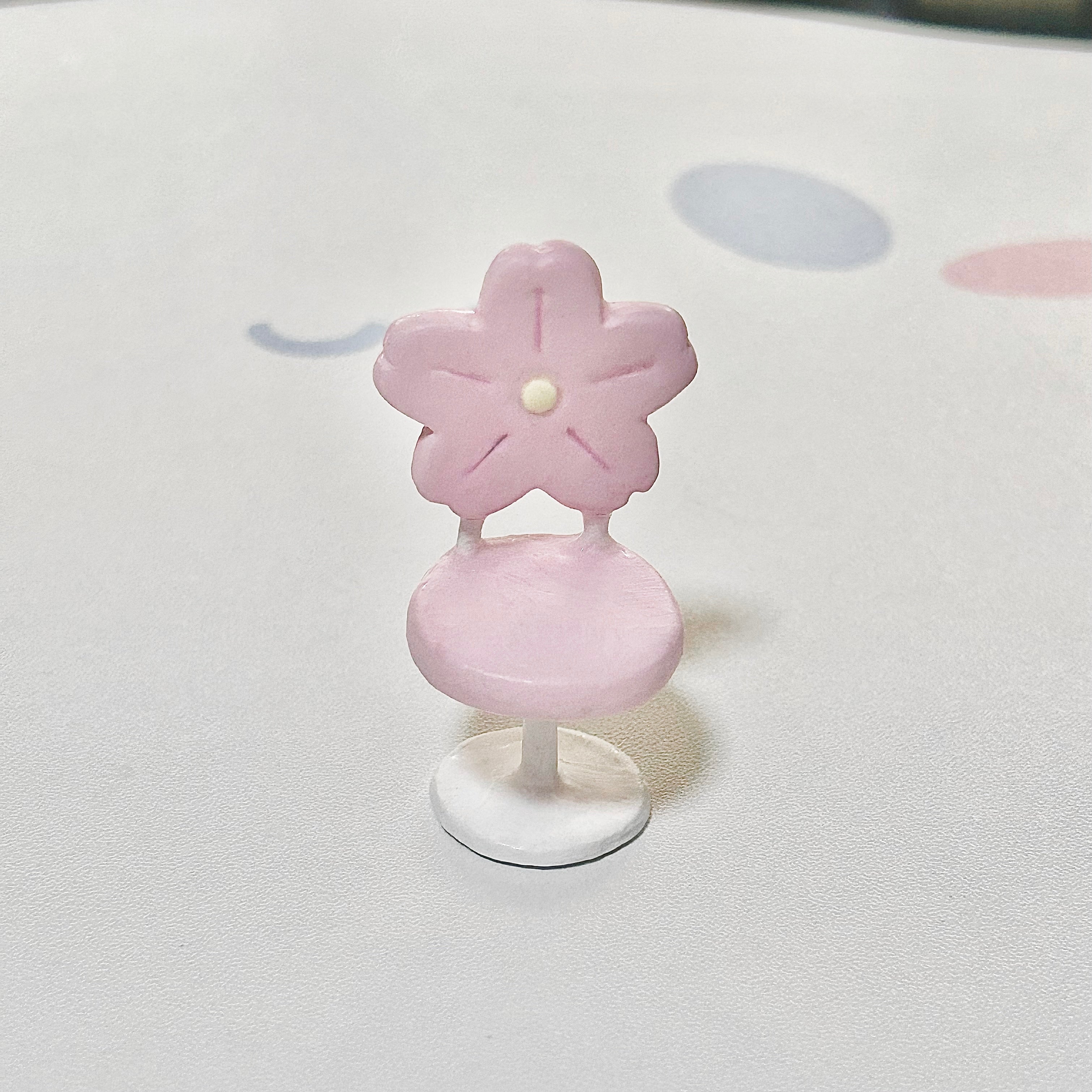 Momobun and Cocobun Sakura Chair Spinner/Desk Friend (Made-to-Order)