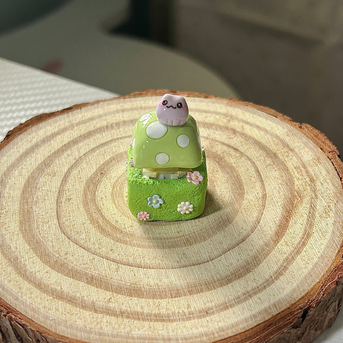 Mushroom Frog Clicker/Keycap (Made-to-order)
