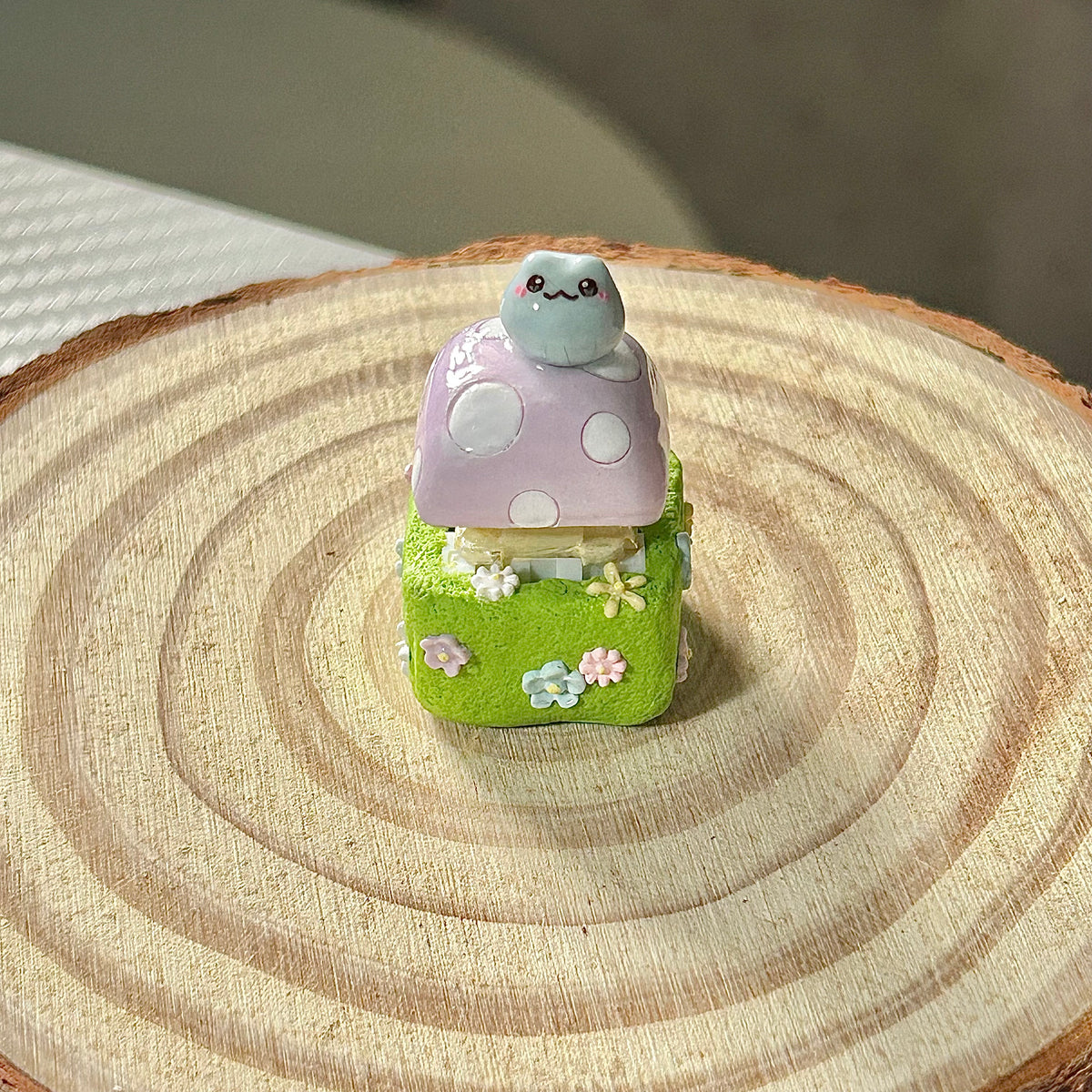 Mushroom Frog Clicker/Keycap (Made-to-order)