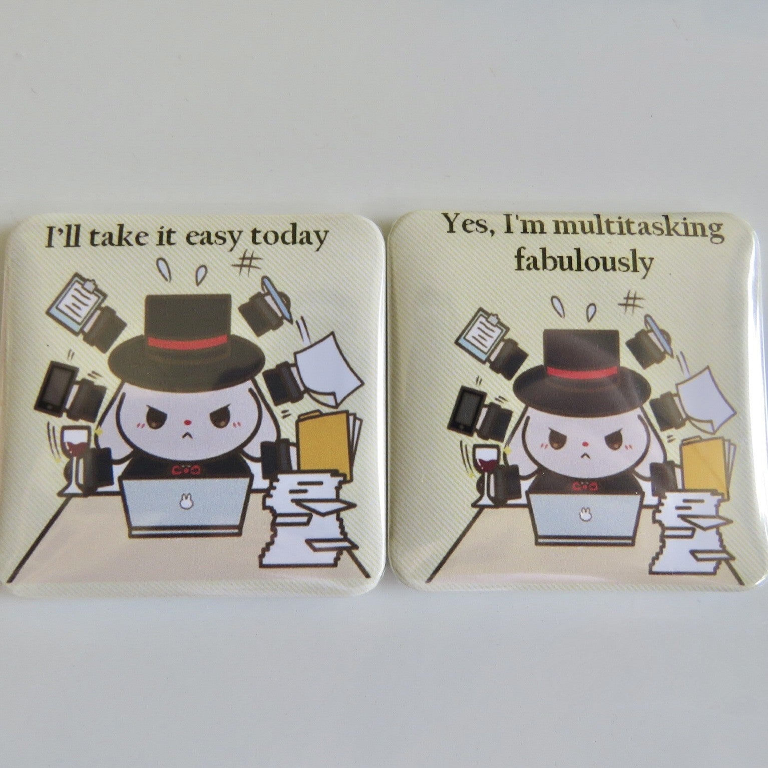 Quote magnets/badges