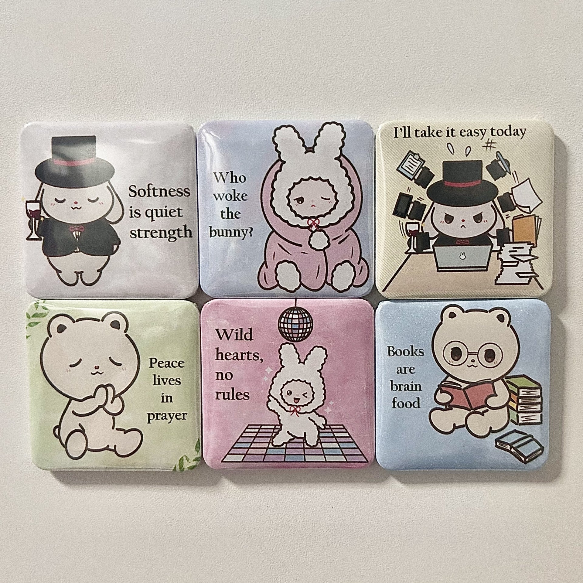 Quote magnets/badges